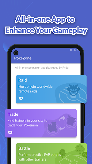 PokeZone - Raid, Friends, PvP Screenshot 1