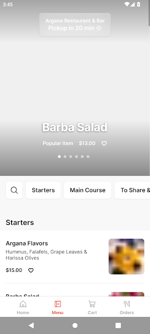 Argana restaurant Screenshot 1