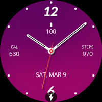 Grape Analogue Watch Face