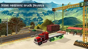 Truck Driving Uphill : Truck simulator games 2020 Screenshot 0