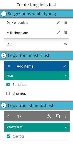 Shopping list — Lister Screenshot 2