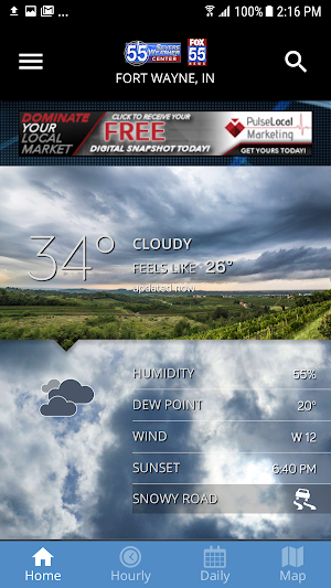 FOX 55 Mobile Weather App Screenshot 0