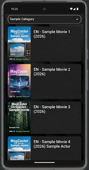 MagCaster IPTV Screenshot 1