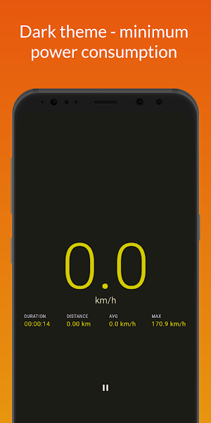 Bike computer AlwaysOn Display Screenshot 1