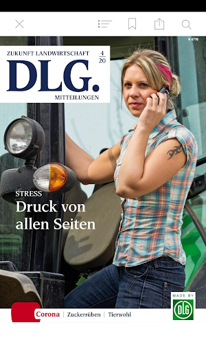 DLG-Mitteilungen Screenshot 3