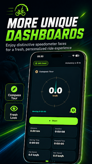 Bike Speedometer GPS Screenshot 1