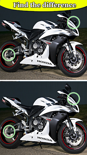 Spot Difference  CBR 250 Byke Screenshot 3