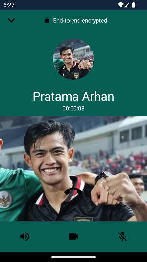 Pratama Arhan Video Call Chat Screenshot 3
