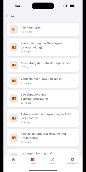 Gefahrgut ADR Auffrischung Screenshot 1