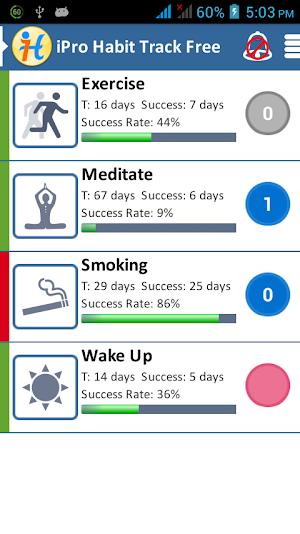 iPro Habit Tracker Free Screenshot 0