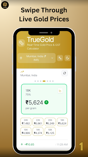 TrueGold : Get Real Gold Rates Screenshot 0