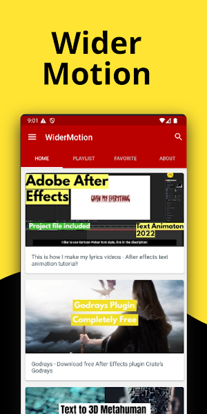 WiderMotion Screenshot 0