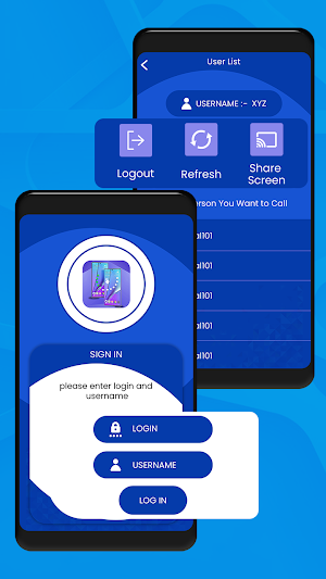 Mobile Screen Sharing-Live Screen Voice Talk Screenshot 0