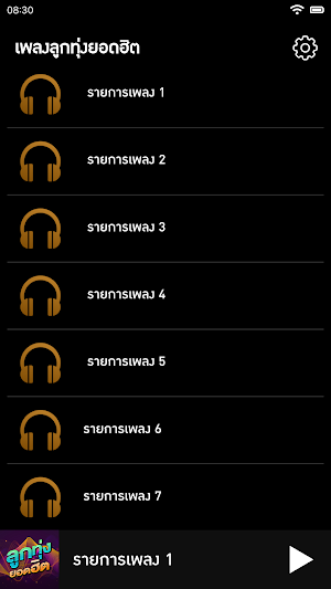 ลูกทุ่งยอดฮิต ฟังเพลงลูกทุ่งไม่ใช้เน็ต Screenshot 1
