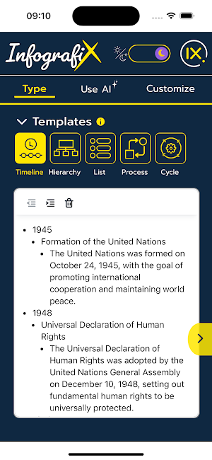 Infografix Screenshot 2