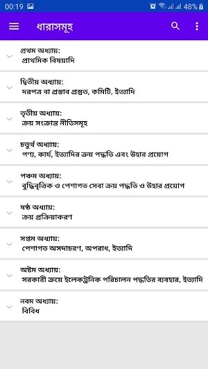 পাবলিক প্রকিউরমেন্ট আইন (PPR Act 2006, Rules 2007) Screenshot 2