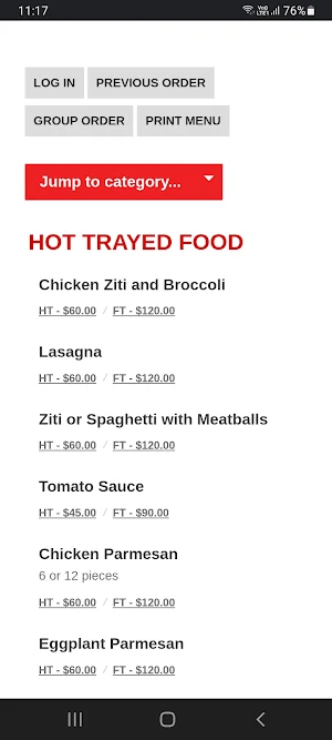 Rizzo’s Roast Beef and Pizza Screenshot 2