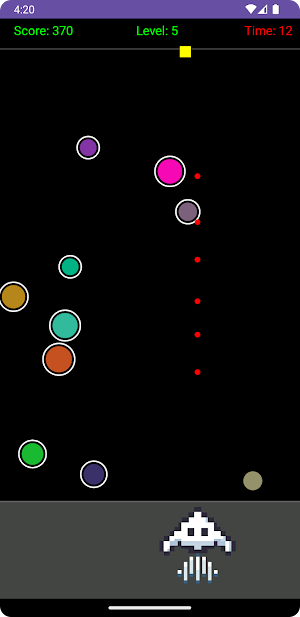 Ball Invaders - Retro Shooter Screenshot 2