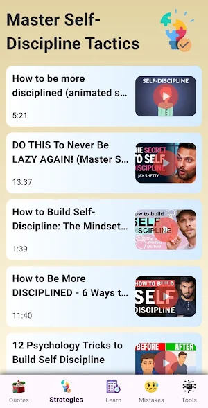 Self-Discipline Master Class Screenshot 2