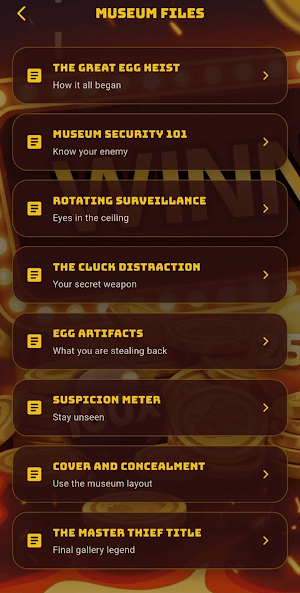 Chicken Museum Heist Screenshot 0