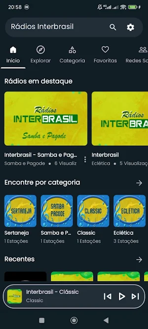 Interbrasil Web Rádios Screenshot 0