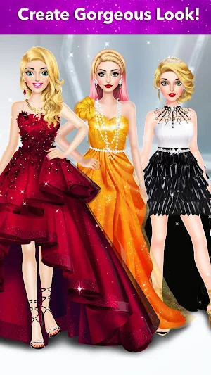 Model Fashion Red Carpet: Dress Up Game For Girls Screenshot 1