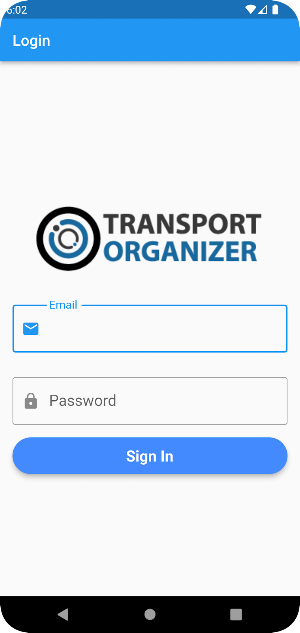 Transport Organizer Driver Screenshot 0