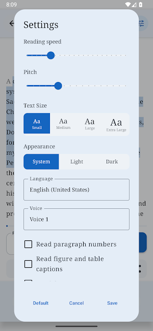 AudioPDF – Read PDF Aloud Screenshot 3
