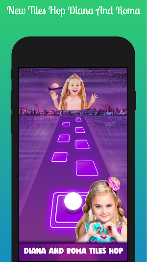Diana and Roma - Tiles Hop 3D Screenshot 2