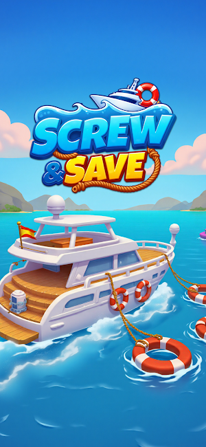 Screw & Save: 2D Rescue Puzzle Screenshot 0