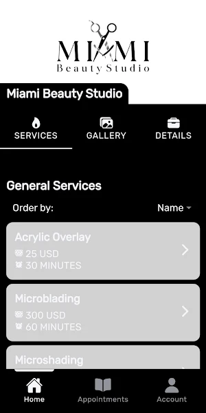 Miami Beauty Studio Screenshot 0