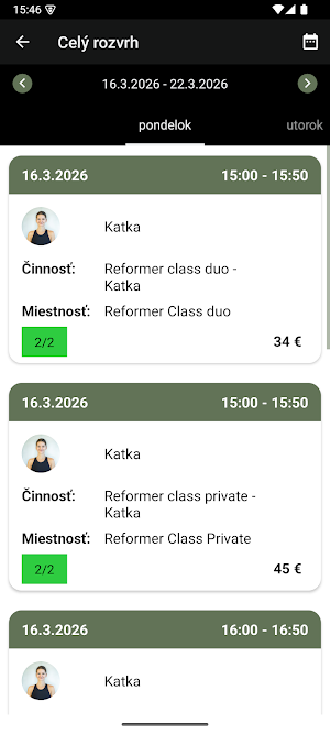 Gym Pilates Screenshot 2