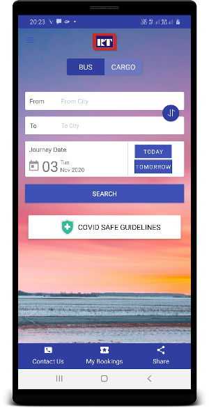 Rishabh Travels Screenshot 1