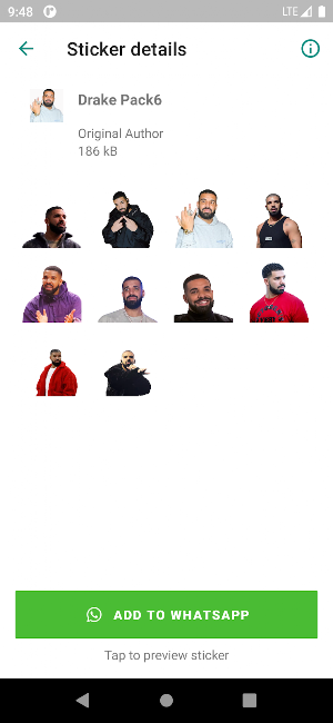 Drake Stickers Pro Screenshot 2