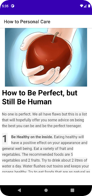 How to Personal Care Screenshot 2