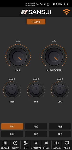 SANSUI Audio DSP Screenshot 2