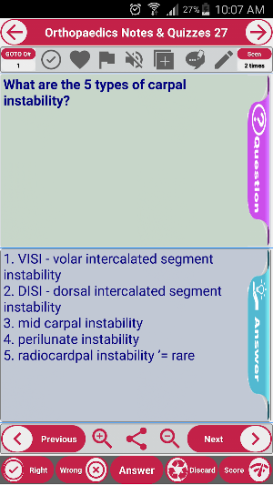 Orthopedics Exam Review App: 3200 Flashcards & Q&A Screenshot 3