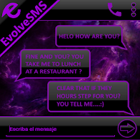 THEME EVOLVESMS SPACE PURPLE