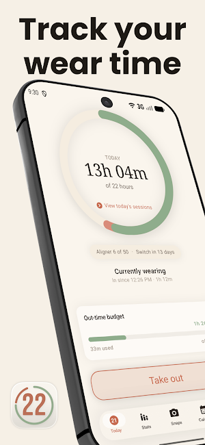 22 Hours: Aligner Tracker Screenshot 0