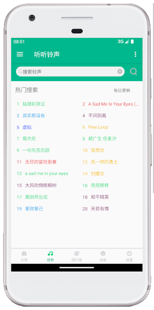 Music Ringtones-PhoneRingtones Screenshot 2