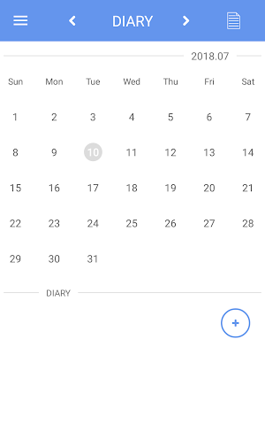SIMPLE DIARY Screenshot 1