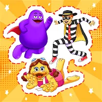 Grim Purple Tricky Pose Puzzle
