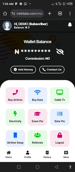 Ireti data Screenshot 1