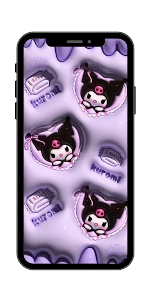 Cute Kuromi Melody Wallpaper Screenshot 0