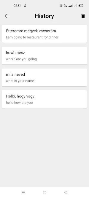Hungarian  English Translator Screenshot 2