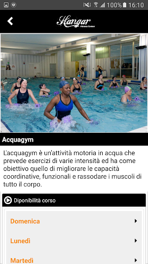 Hangar Fitness Center Screenshot 2