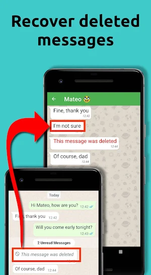 Recover deleted messages Screenshot 0