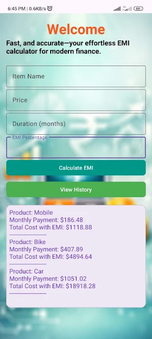 ComuDigi Emi Calcu Screenshot 2
