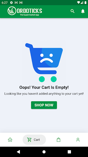 ORDOTICKS -The Supermarket App Screenshot 1