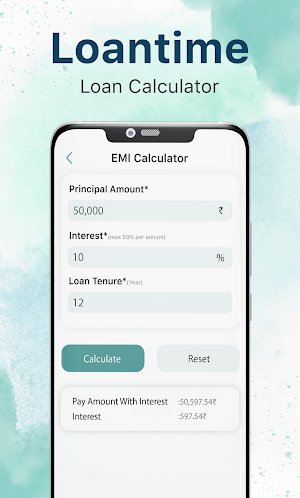 Loantime - EMI Loan Calculator Screenshot 0